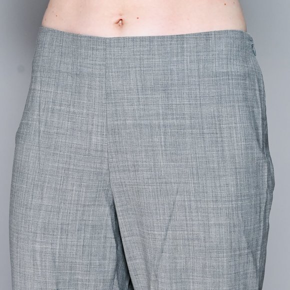 701. BRUNELLO CUCINELLI Wool-Blend Gray Trousers Sz 12 - Picture 2 of 6